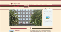 Desktop Screenshot of hotelnorte.es