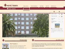 Tablet Screenshot of hotelnorte.es